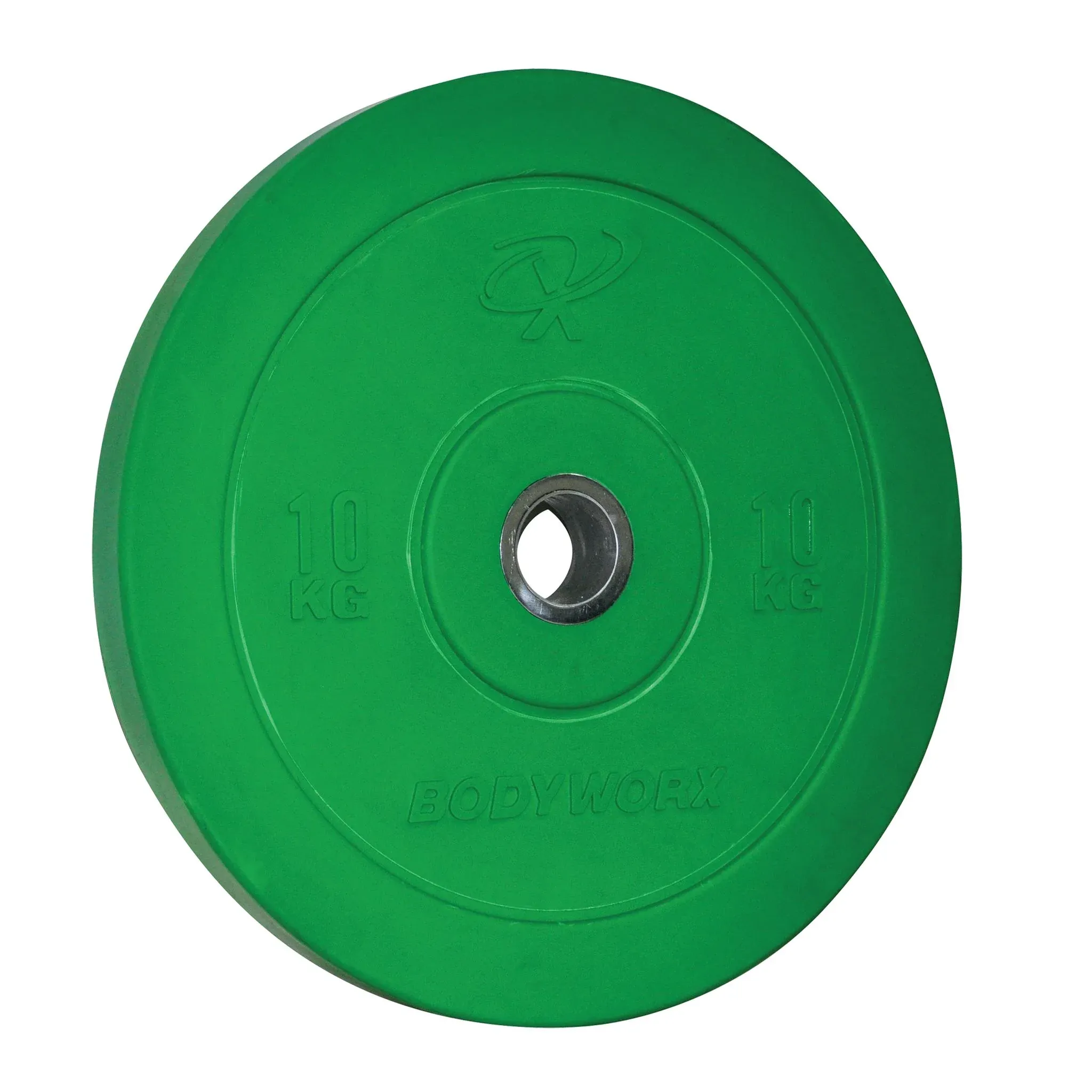 Bodyworx Rubber Coloured Olympic Bumper Plates - 10kg