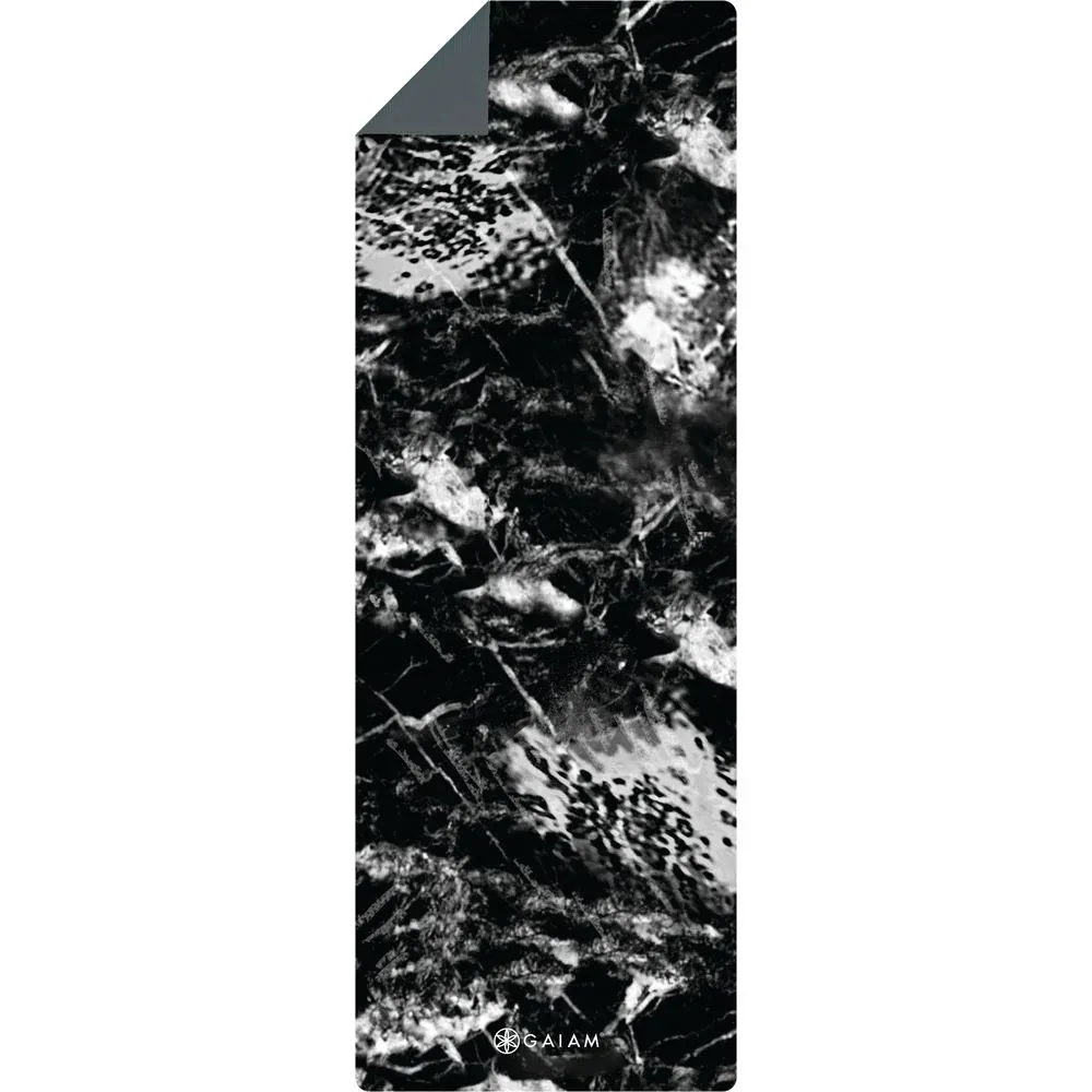 Gaiam Performance Premium Support 6mm Yoga Mat Dark Marble - Image 4